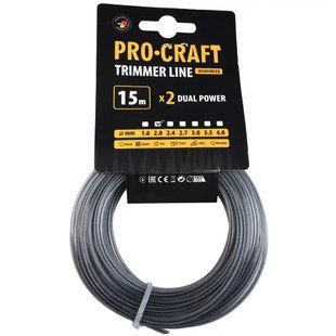 Волосінь з жилою квадрат Procraft 2мм 15м 6078307 фото