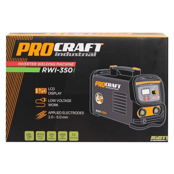 Инверторный сварочный аппарат Procraft industrial RWI350 (2026) 6609020 фото