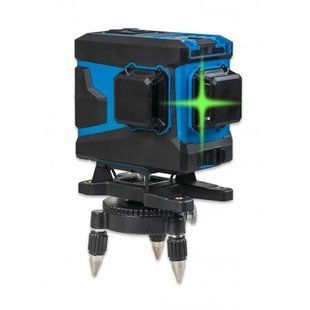 3D линейный лазерный уровень KRAISSMANN 12 3D-LLG 25 RG (профессиональная линия, зеленый луч, 25 м, дистанционное управление, сумка-кейс) 1805600 фото