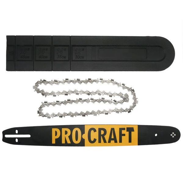 Бензопила Procraft GS450 (1 шина, 1 цепь 45 см) 1824628 фото