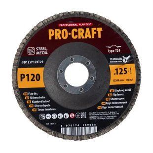 Диск пелюстковий Procraft FD125P120T29 UNIVERSAL 9006644 фото
