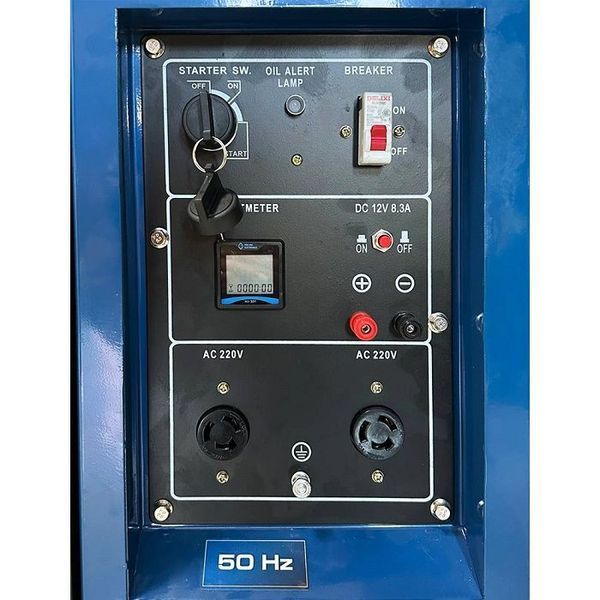 Генератор дизельный PROFI-TEC DGS12 220 В, 12.0 кВА / 9.6 кВт, электростартер, медная обмотка 1398046 фото