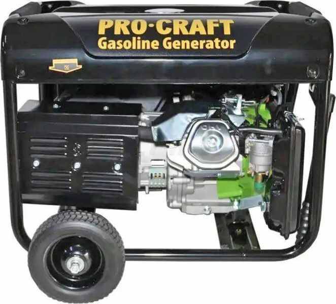 Генератор бензиновий Procraft GP70 (6.5 кВт, 220В, мідна обмотка, електростартер, LED дісплей, колеса+ручки) 1811649 фото