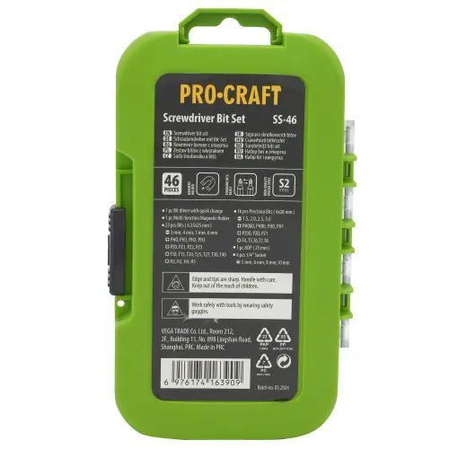 Набір біт Procraft SS46 UNIVERSAL 4166528 фото