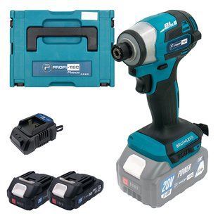Акумуляторний гвинтоверт PROFI-TEC PID1820BL POWERLine (2&times;PT2520MP (2.5 Аг), зарядний пристрій) 6721814 фото