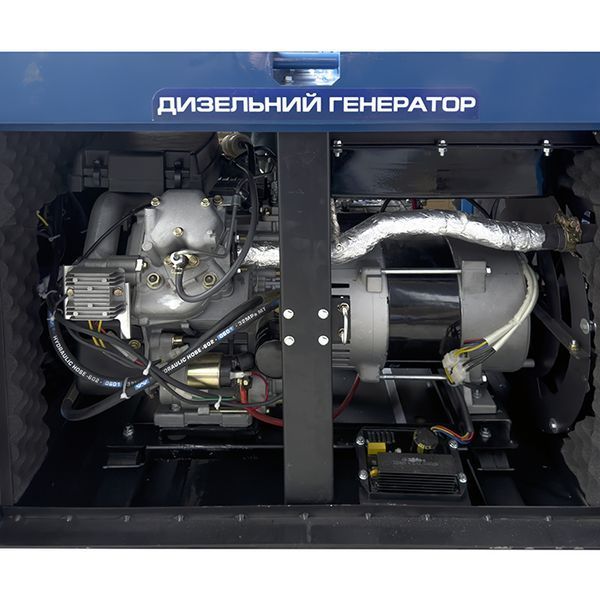 Генератор дизельный PROFI-TEC DGS15 (14,0 кВа / 11.5 кВт, 220 В) электростартер, медная обмотка 6031676 фото