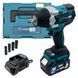 Аккумуляторный ударный гайковерт PROFI-TEC DTW800BL (20 В, бесщеточный двигатель, 700 Нм, хвостовик 1/2&rdquo;) 1&times;PT2040MP (4.0 Ач), ЗУ BC20V, КЕЙС 4588692 фото 1
