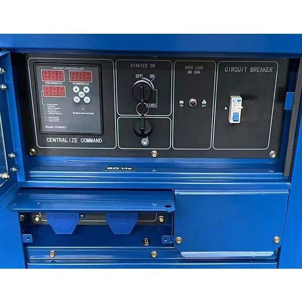Генератор дизельний PROFI-TEC PE-12000SSDE (13,5 кВа / 11.0 кВт, 220 В, двоциліндровий) електростартер, мідна обмотка 0082566 фото