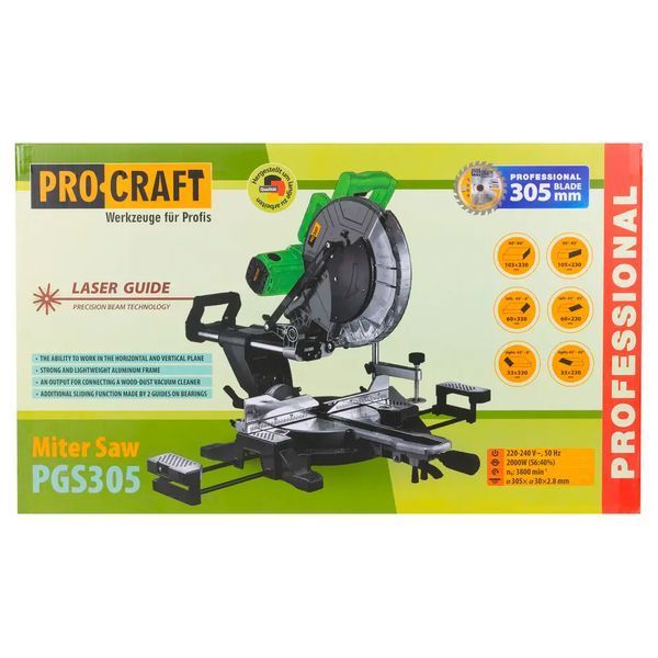 Пила торцовочная Procraft PGS305 2051006 фото