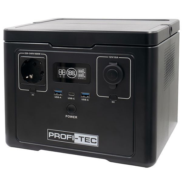 Портативна зарядна станція PROFI-TEC PPS600 LiFePO4 600/1200 Вт, батарея 512 Вт&sdot;год 6049390 фото
