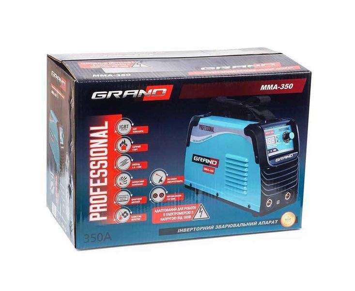 Сварочный инвертор Grand ММА-350 Professional (4 IGBT транзистора; широкие клеммы) 310728 фото
