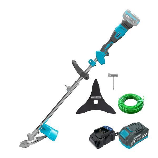 Аккумуляторная коса PROFI-TEC PGT9520 POWERLine (1&times;PT2040VX (4.0 Ач), зарядное устройство) 3923952 фото