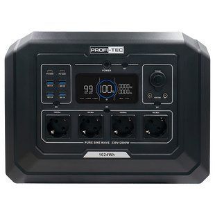 Портативна зарядна станція PROFI-TEC PPS2000 LiFePO4 2000/4500 Вт, батарея 1024 Вт&sdot;год 9247360 фото