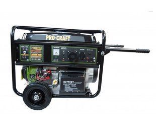 Бензиновий генератор Procraft GP85 (8.0/8.5 кВт, 220 В, AVR, електростартер, мідна обмотка) 1811657 фото