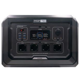 Портативна зарядна станція PROFI-TEC PPS2500 LiFePO4 2500/5000 Вт, батарея 2048 Вт&sdot;год 1461879 фото