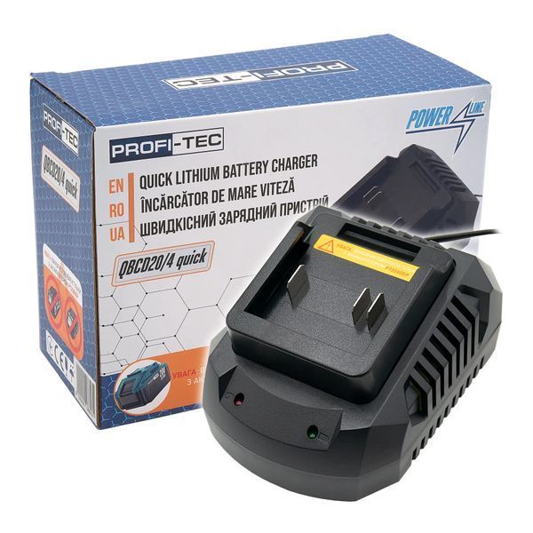 Швидкозарядний пристрій PROFI-TEC QBCD20/4 quick (струм заряду 4.0 А) 0741642 фото