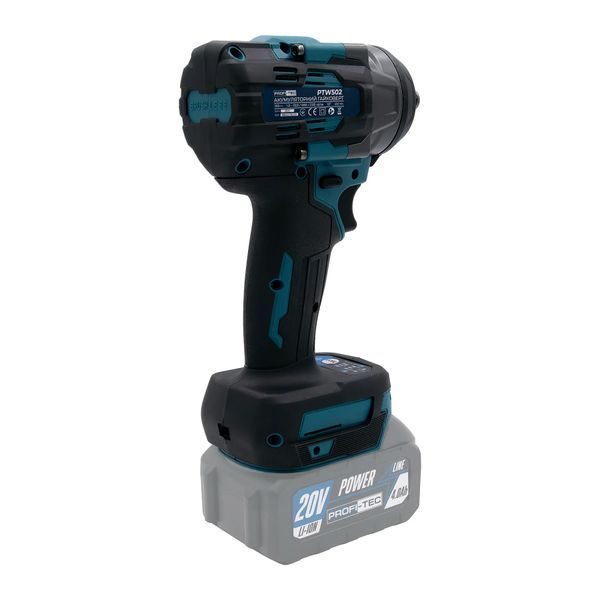 Аккумуляторный гайковерт PROFI-TEC PTW502 POWERLine (2&times;PT2040MP (4.0 Ач), зарядное устройство) 1078993 фото