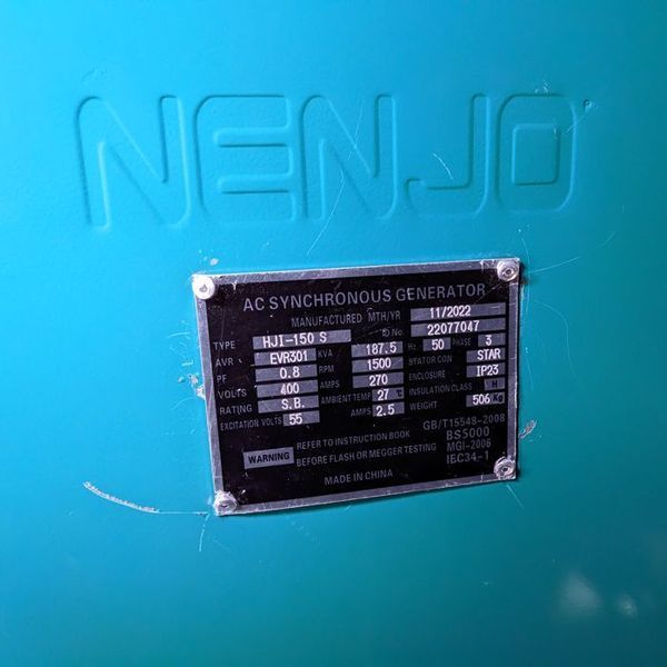 Генератор дизельний PROFI-TEC WDSG125-3 Power MAX (125кВА/100кВт, промисловий двигун WEICHAI) до 15 годин безперервної роботи 8569156 фото