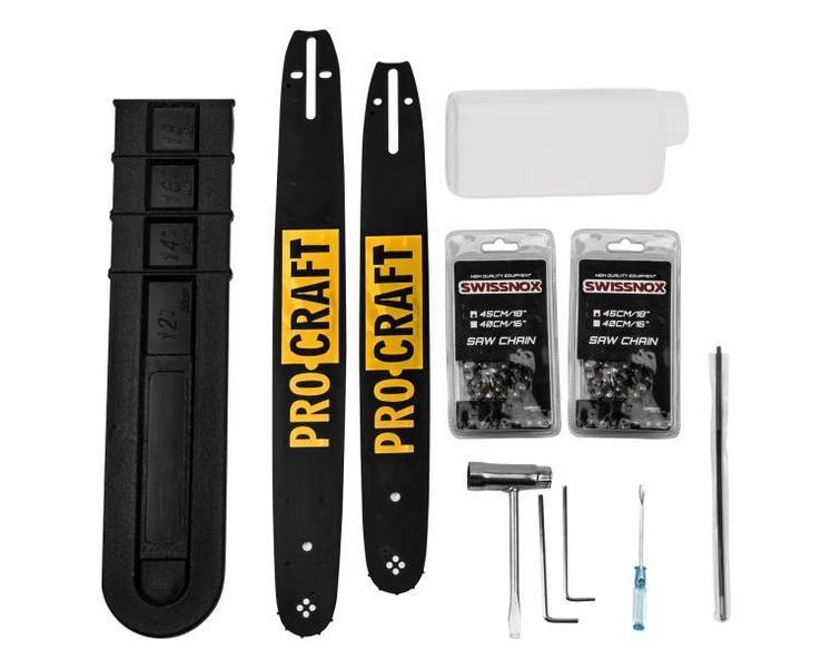 Бензопила Procraft K450 (шина+ланцюг 40, 45 см) 231077 фото