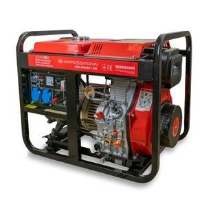 Дизельний генератор 8 кВт KRAISSMANN 10000 DG 1 RED ENERGY LINE (електростартер) 1396850 фото