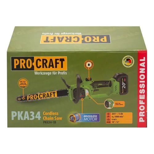 Акумуляторна пила Procraft PKA34 (без АКБ та ЗП) 5643838 фото