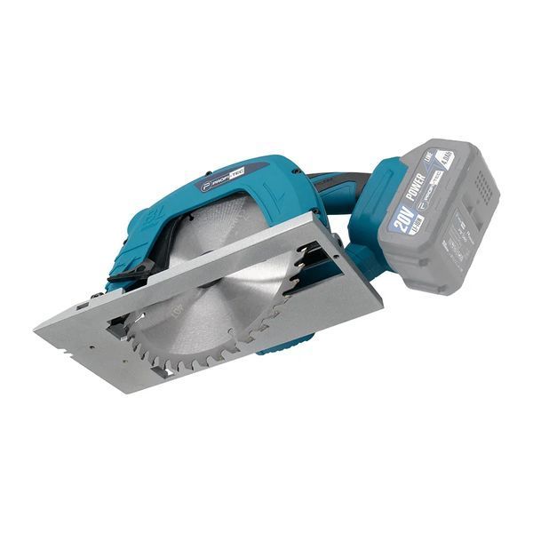 Аккумуляторная дисковая пила PROFI-TEC PCA18520BL (20 В, бесщеточный двигатель, 180 мм, пропил 45&deg;/90&deg;: 43 мм/65 мм) без АКБ и ЗУ, коробка, диск 2338954 фото