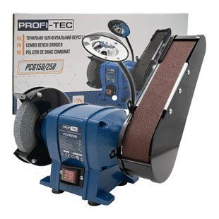 Точильно-шліфувальний верстат PROFI-TEC PCG150/250 4830505 фото
