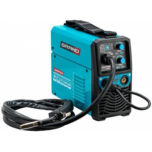 Инверторный сварочный полуавтомат Grand MIG/MMA/TIG-330 (проволока с газом/без газа, электроды) 4947350 фото
