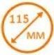 &Oslash; 115 мм