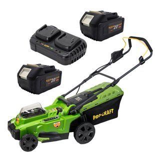 Акумуляторна газонокосарка Procraft PLM20 + 2 АКБ 20/4Аг + ЗП charger20/2, з мульчуванням 7802627 фото