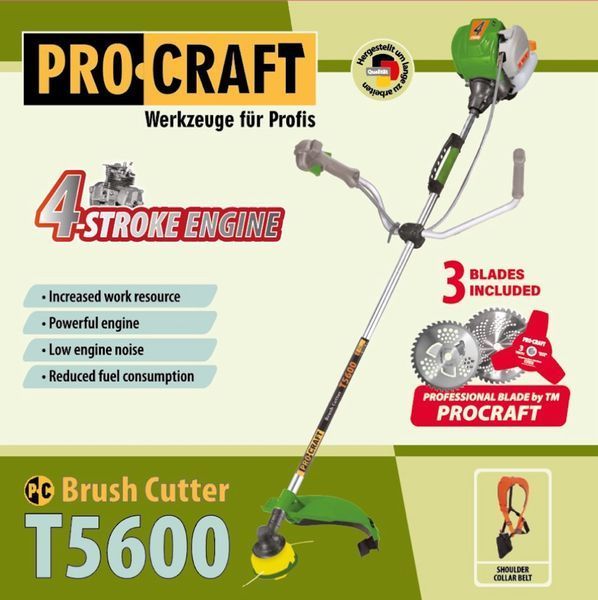 Коса бензинова Procraft T5600 &mdash; 4-х тактна 1783094 фото