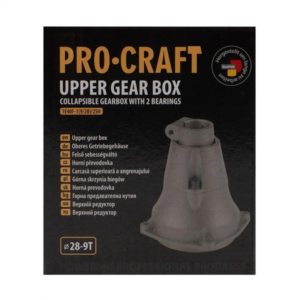 Редуктор верхний Procraft - 9 зубцов 28 мм 4182664 фото