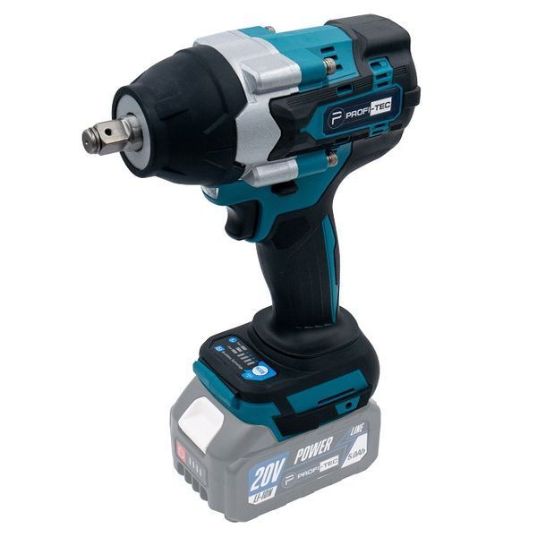 Акумуляторний гайковерт PROFI-TEC DTW800BL POWERLine (2&times;PT2040EP (4.0 Ач), зарядний пристрій) 5153243 фото