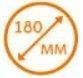 &Oslash; 180 мм