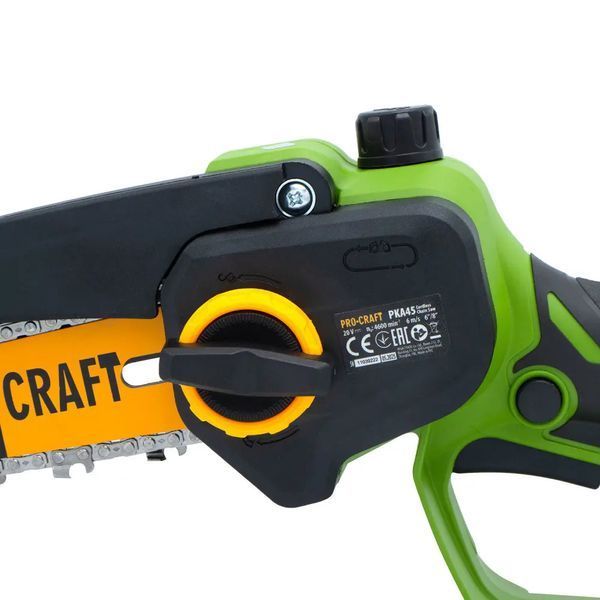 Акумуляторна ланцюгова пила Procraft PKA45 (2ш. 2л. автоматичне змащення) з 1 АКБ 20/2 та ЗП 9097433_2 фото