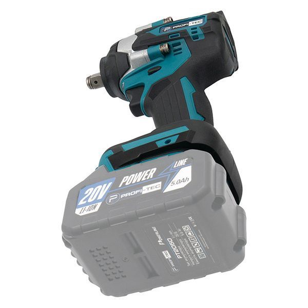 Акумуляторний гайковерт PROFI-TEC DTW500BL POWERLine (1&times;PT2040EP (4.0 Аг), зарядний пристрій) 3378231 фото
