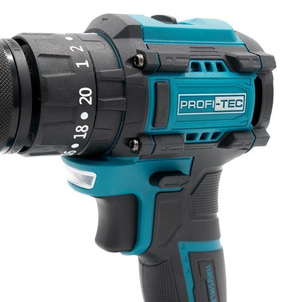 Аккумуляторный шуруповерт PROFI-TEC PCD5220 POWERLine (2&times;PT2020MP (2.0 Ач), зарядное устройство) 7461356 фото