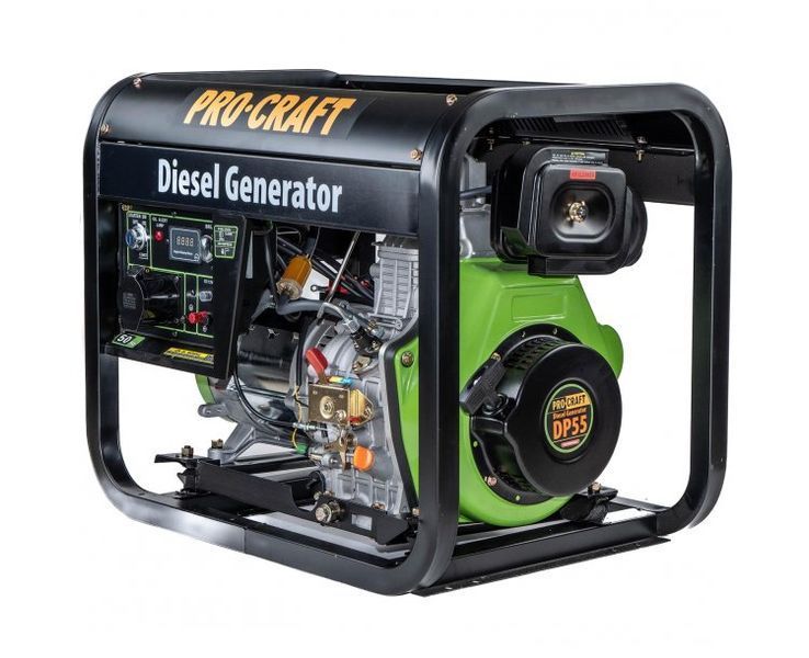 Генератор дизельный Procraft DP55 (4,5/5 кВт, 220В) 1811703 фото