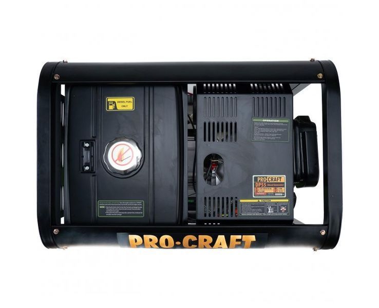 Генератор дизельный Procraft DP55 (4,5/5 кВт, 220В) 1811703 фото
