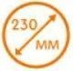 &Oslash; 230 мм