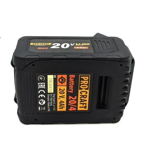 Набор Procraft HB-2 (2&times;АКБ 20В/4Ач, Charger20/1) UNIVERSAL 6254530 фото