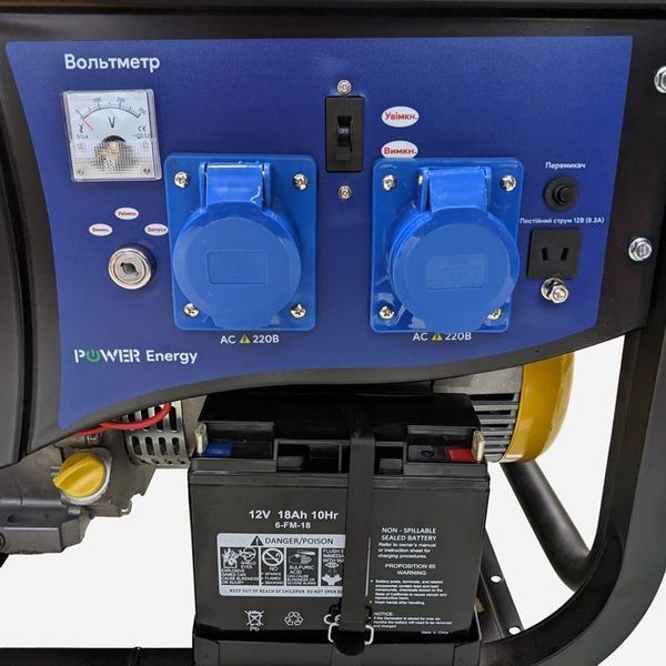 Генератор бензиновий PROFI-TEC PE-9000GE 220 В, 8.5 кВт, електростартер, мідна обмотка 5559351 фото