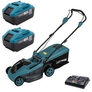 Акумуляторна газонокосарка PROFI-TEC EcoCut 43 Lite (2&times;PT2080EP (8.0 Аг), зарядний пристрій QBCD20/4 dual quick) 4813411 фото