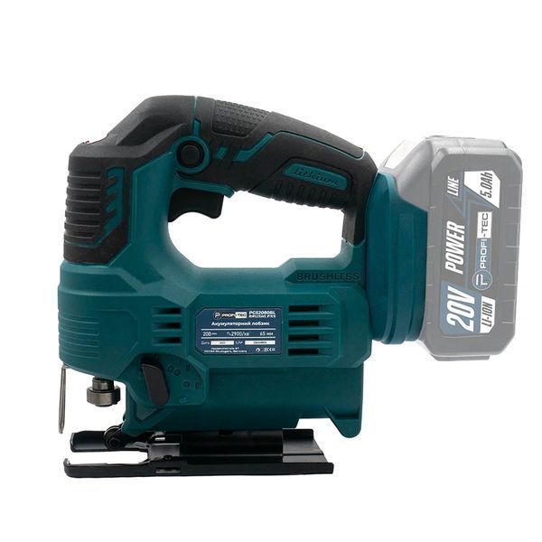 Аккумуляторный лобзик PROFI-TEC PGS2080BL POWERLine (1&times;PT2040MP 4.0 Ач, ЗУ) сумка 2972222 фото