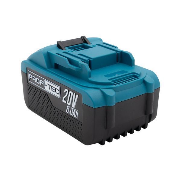 Аккумуляторная батарея PROFI-TEC PT2080EP POWERLine (20 В/8.0 Ач, высокоточная, с индикатором) 6418216 фото