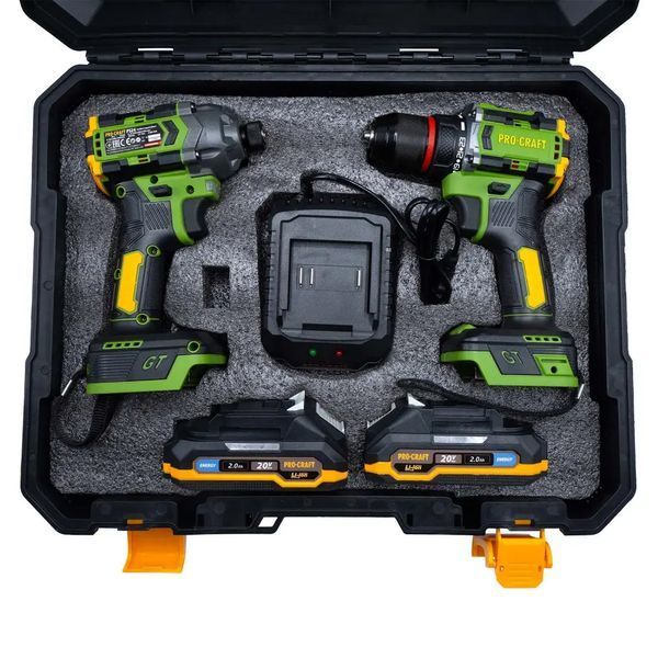 Набор шуруповерт и винтоверт Procraft PA214SET (2 АКБ, кейс) 6369280 фото