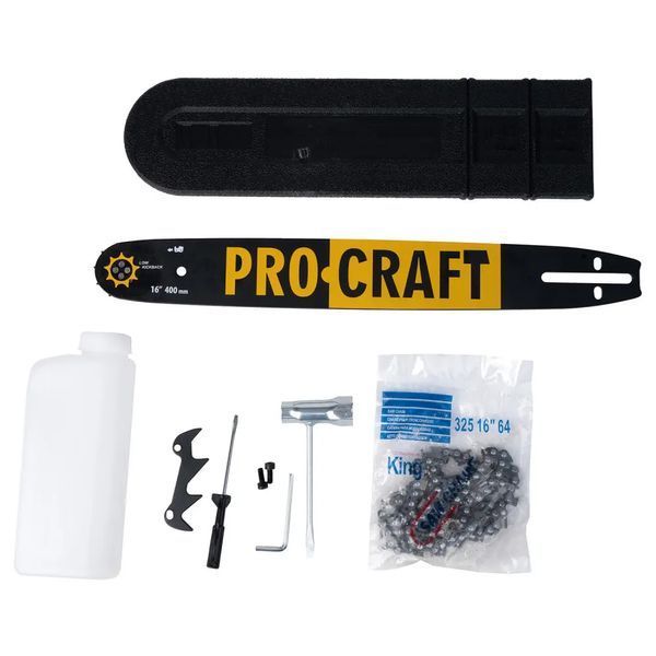 Бензопила Procraft GS-62T (1 шина, 1 цепь 40 см) 7924664 фото