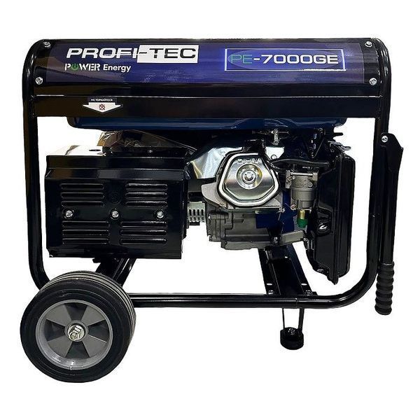 Генератор бензиновый PROFI-TEC PE-7000GE 220 В, 7.0 кВт, электростартер, медная обмотка 9311486 фото
