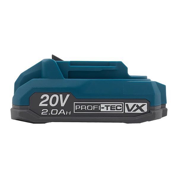 Акумуляторна батарея PROFI-TEC PT2020VX POWERLine (20 В / 2.0 Аг, високострумова, з індикатором) 4842817 фото