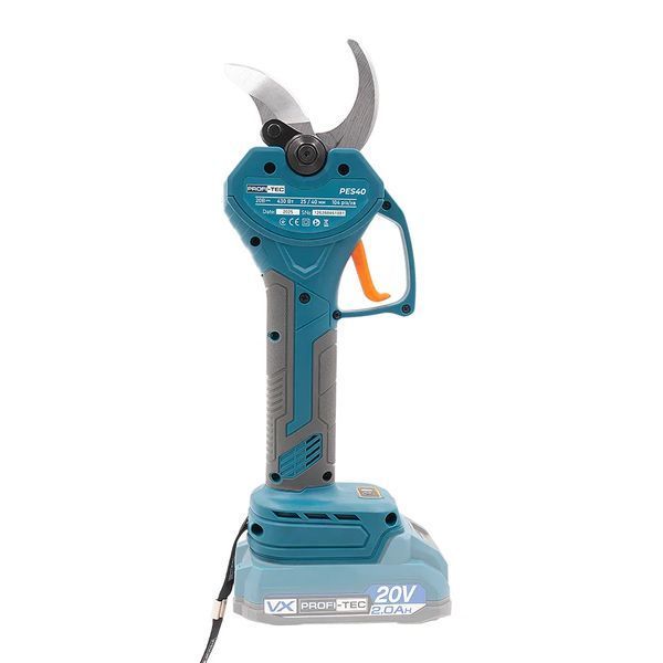 Аккумуляторный секатор PROFI-TEC PES40 UltraCore (1&times;PT2020VX (2.0 Ач), зарядное устройство) 4685043 фото